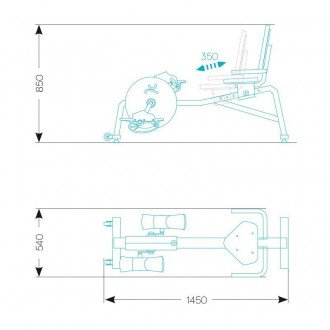 Акватренажёр Aqquatix Galaxy Aqquabike 316L в 