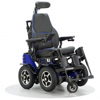 Инвалидная коляска с электроприводом Caterwil GTS 4WD (вездеход-ступенькоход) в 