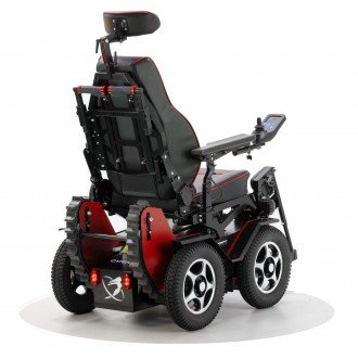 Инвалидная коляска с электроприводом Caterwil GTS 4WD (вездеход-ступенькоход) в 