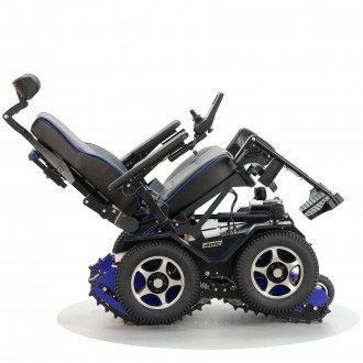 Инвалидная коляска с электроприводом Caterwil GTS 4WD (вездеход-ступенькоход) в 
