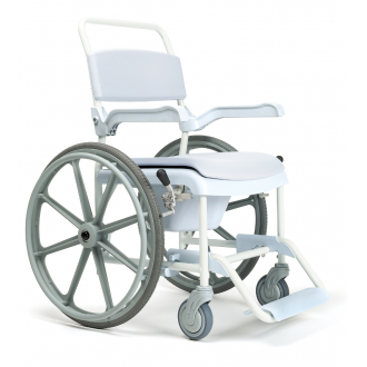 Кресло-каталка с санитарным оснащением и большими колесами Vermeiren 139 SP (Pluo) в 