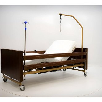 Многофункциональная кровать с электроприводом Met Terna Wenge в 