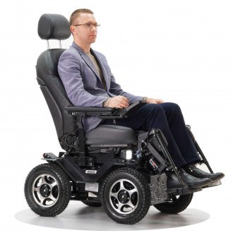 Инвалидная коляска с электроприводом Caterwil Ultra 4WD Lux в 