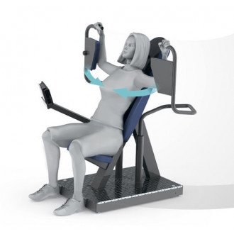 Тренажёр механотерапевтический для мышц груди Hur Rehabilitation 5160 в 