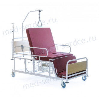 Электрическая медицинская кровать с кардио-креслом Belberg 4-02 с санитарным оснащением в 