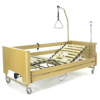 Кровать с электроприводом Belberg 1-194ДЛК, 5 функц. ДЕРЕВО (матрас) в 