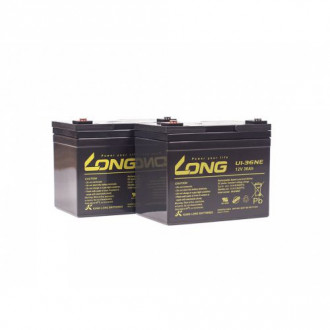 Комплект свинцово-кислотных аккумуляторных батарей Ortonica Long-U1-36NE (2 шт.) в 